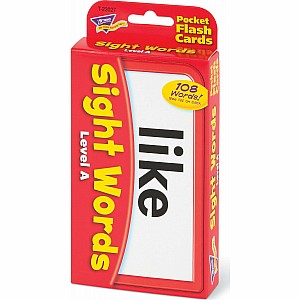 Sight Words  Level A Pocket Flash Cards