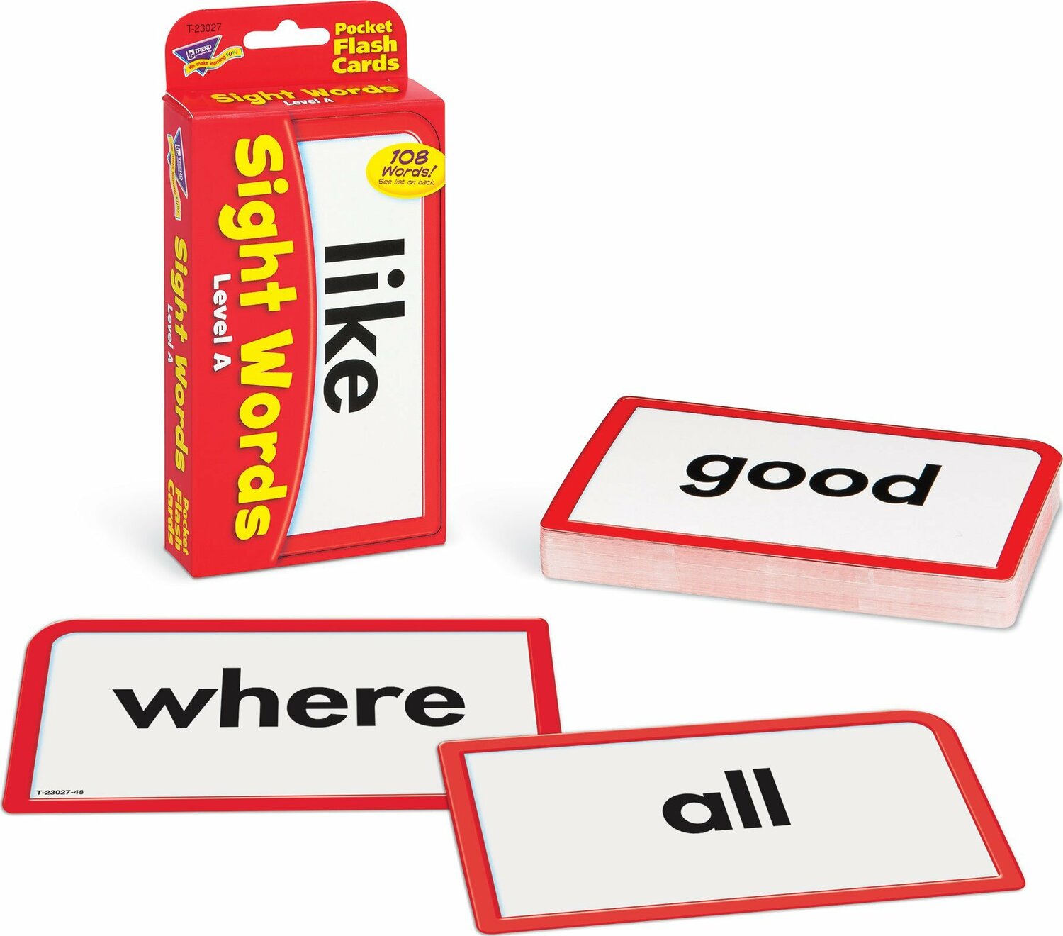 Sight Words  Level A Pocket Flash Cards