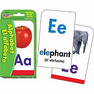 Alphabet/ El Alfabeto (English/Spanish) Pocket Flash Cards