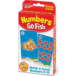 Numbers Go Fish Challenge Cards