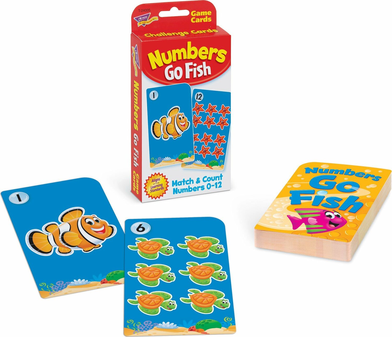 Numbers Go Fish Challenge Cards