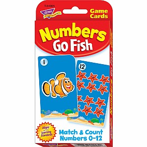 Numbers Go Fish Challenge Cards