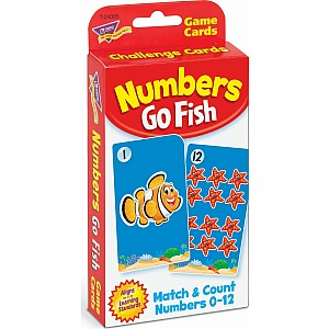 Numbers Go Fish Challenge Cards