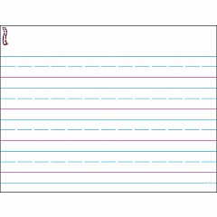 Handwriting Paper Wipe-off Chart, 17" X 22"