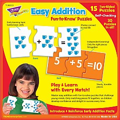 Easy Addition Fun-to-Know Puzzles