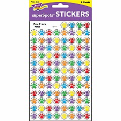 Paw Prints Superspots Stickers, 800 Ct