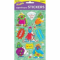 Troll Talk Large Supershapes Stickers, 72 Count