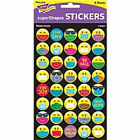 Mask-mojis Large Supershapes Stickers, 320 Count