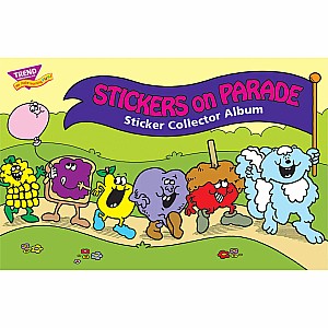 Stickers on Parade Sticker Collector Album Sticker Collector Albums, 16 pages, 8.5" x 5.5"