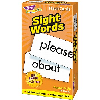 Sight Words Skill Drill Flash Cards
