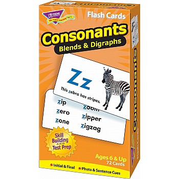 Consonants Skill Drill Flash Cards