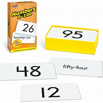 Numbers 0-100 Skill Drill Flash Cards