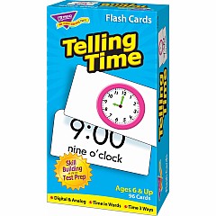 Telling Time Skill Drill Flash Cards