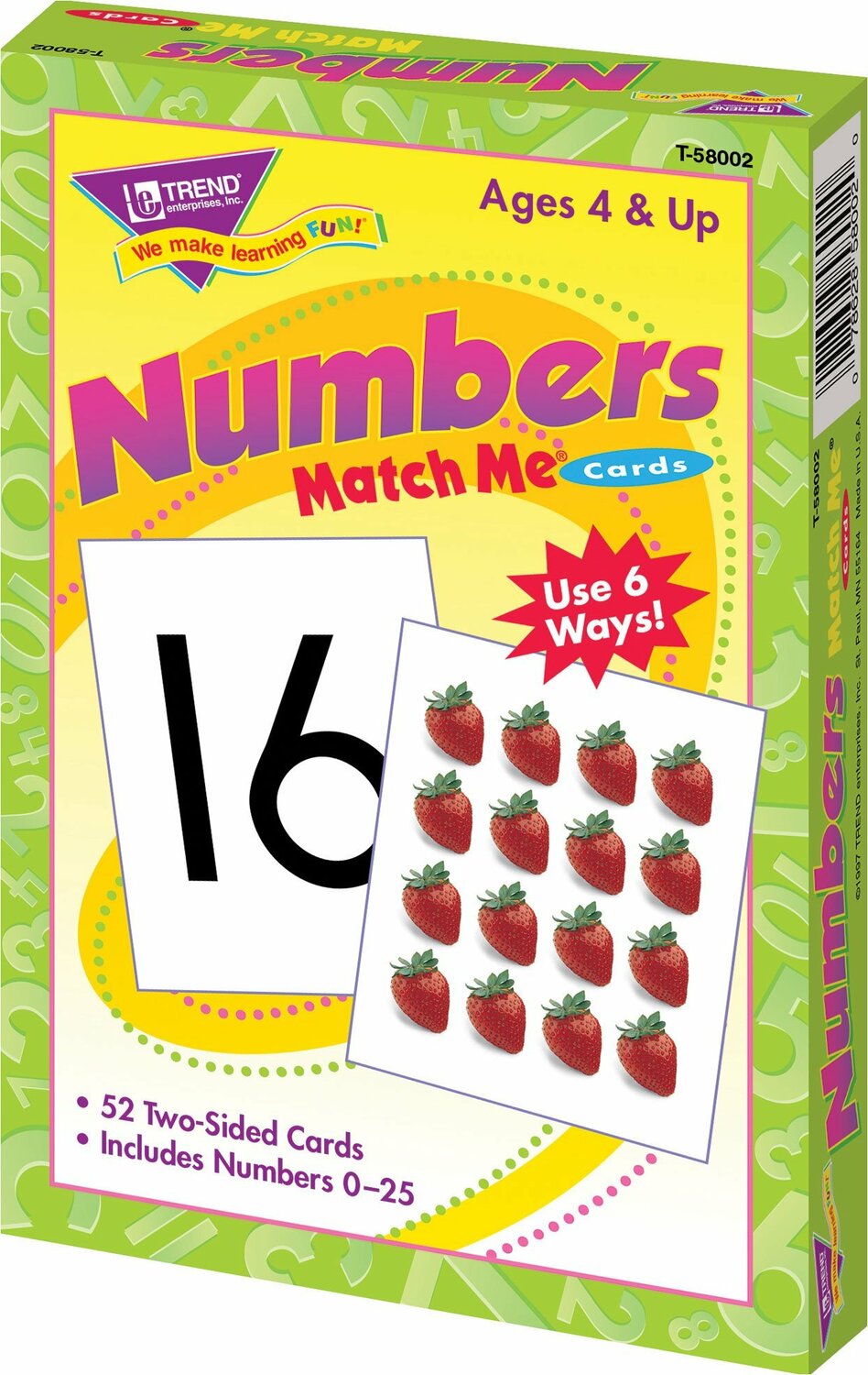 Trend Match Me Numbers 0-10 Learning Game