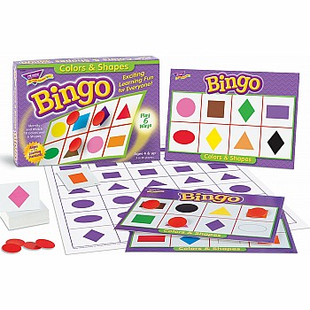 Colors & Shapes Bingo Game