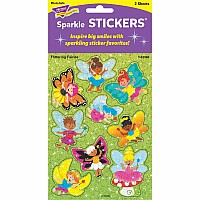 Flittering Fairies Sparkle Stickers, 18 Count