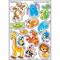 Awesome Animals Stinky Stickers - Tutti Frutti Scented