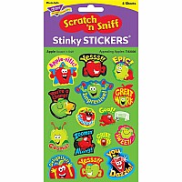 Appealing Apples/Apple Mixed Shapes Stinky Stickers, 60 Count