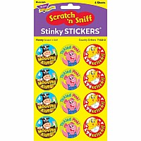 Country Critters/Honey Stinky Stickers, 48 Ct
