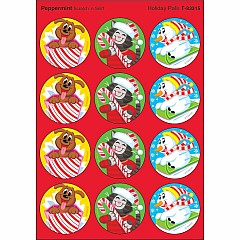 Holiday Pals/ Peppermint Stinky Stickers, 48 Ct