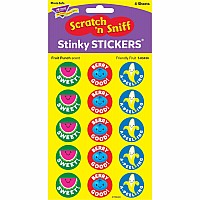 Friendly Fruit/Fruit Punch Stinky Stickers, 60 Ct