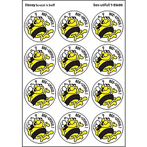 Bee-utiful! - Honey scent Retro Stinky Stickers® (24 ct.)