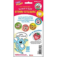 Scooper Dooper - Chocolate scent Retro Stinky Stickers® (24 ct.)