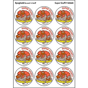 Super Stuff! - Spaghetti scent Retro Stinky Stickers® (24 ct.)