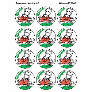 Whoopee! - Green Lawn scent Retro Stinky Stickers® (24 ct.)