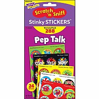 Pep Talk Stinky Stickers Variety Pack, 288 Count