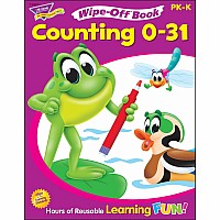 Counting 0-31 Wipe-Off Book, 28 Pgs