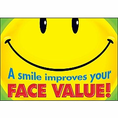 A Smile Improves Your Face Argus Poster, 13.375" X 19"