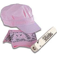 Train Whistle with Hat and Scarf