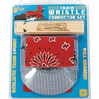 Train Whistle with Hat and Scarf