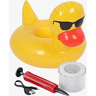 Aqua Jams Bluetooth Floating Speaker and Cup Holder (Duck)