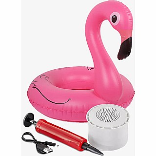 Aqua Jams Bluetooth Floating Speaker and Cup Holder (Flamingo)