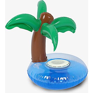 Aqua Jams Bluetooth Floating Speaker and Cup Holder (Palm Tree)