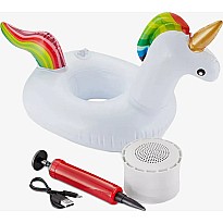 Aqua Jams Bluetooth Floating Speaker and Cup Holder (Unicorn)