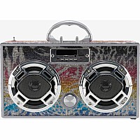 Bluetooth FM Radio W LED Speakers Animal Bling Boombox