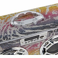 Bluetooth FM Radio W LED Speakers Animal Bling Boombox