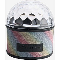 Fun Light Stereo Speaker - Rainbow Glitter