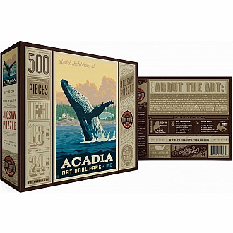 Acadia Whale Watching-500 Piece