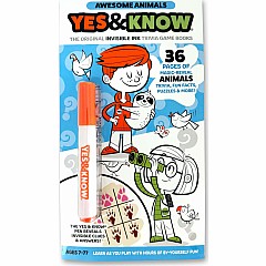 The Original Yes and Know Invisible Ink Trivia Game Books: Awesome Animals