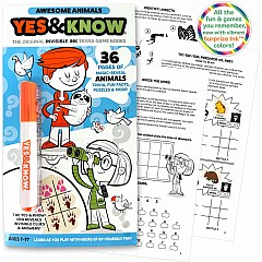 The Original Yes and Know Invisible Ink Trivia Game Books: Awesome Animals