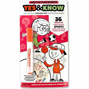 The Original Yes and Know Invisible Ink Trivia Game Books: Spectacular Sports