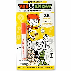The Original Yes and Know Invisible Ink Trivia Game Books: Classic Games