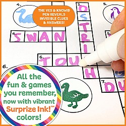 The Original Yes and Know Invisible Ink Trivia Game Books: Mystery