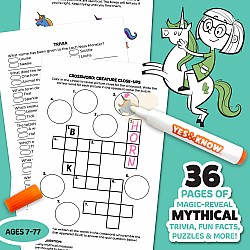 The Original Yes and Know Invisible Ink Trivia Game Books: Mythical Creatures