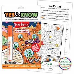 The Original Yes and Know Invisible Ink Trivia Game Books: Highlights Hidden Pictures