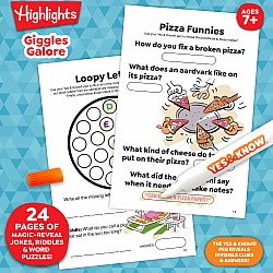 The Original Yes and Know Invisible Ink Trivia Game Books: Highlights Giggles Galore